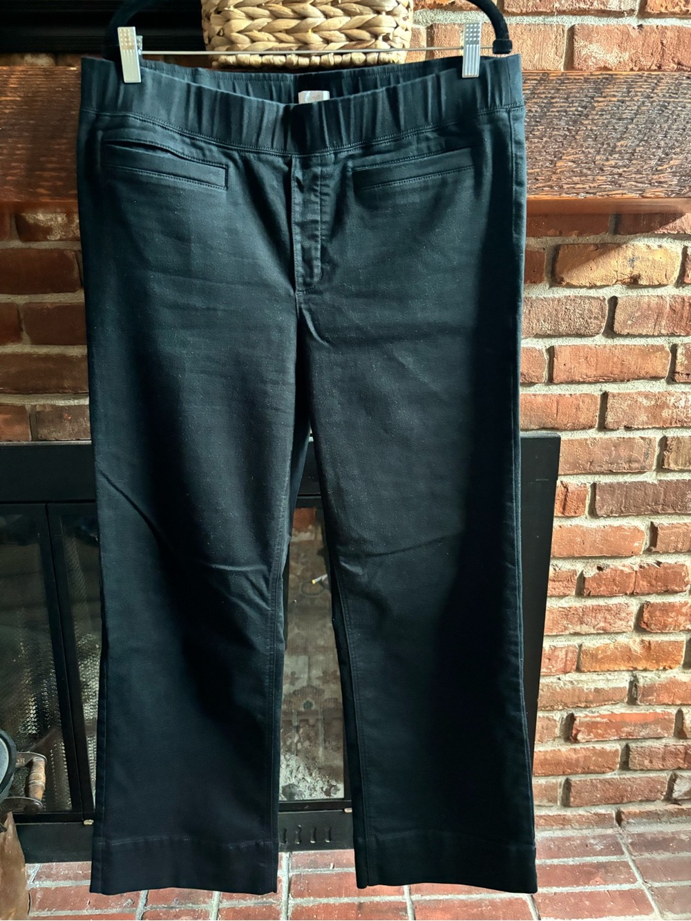 Women's Black Straight-Leg Pants